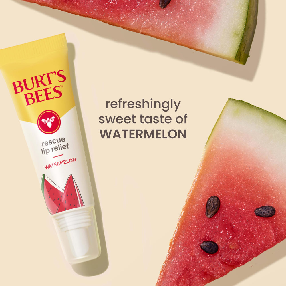 Watermelon flavor shot for a refreshing lip experience.