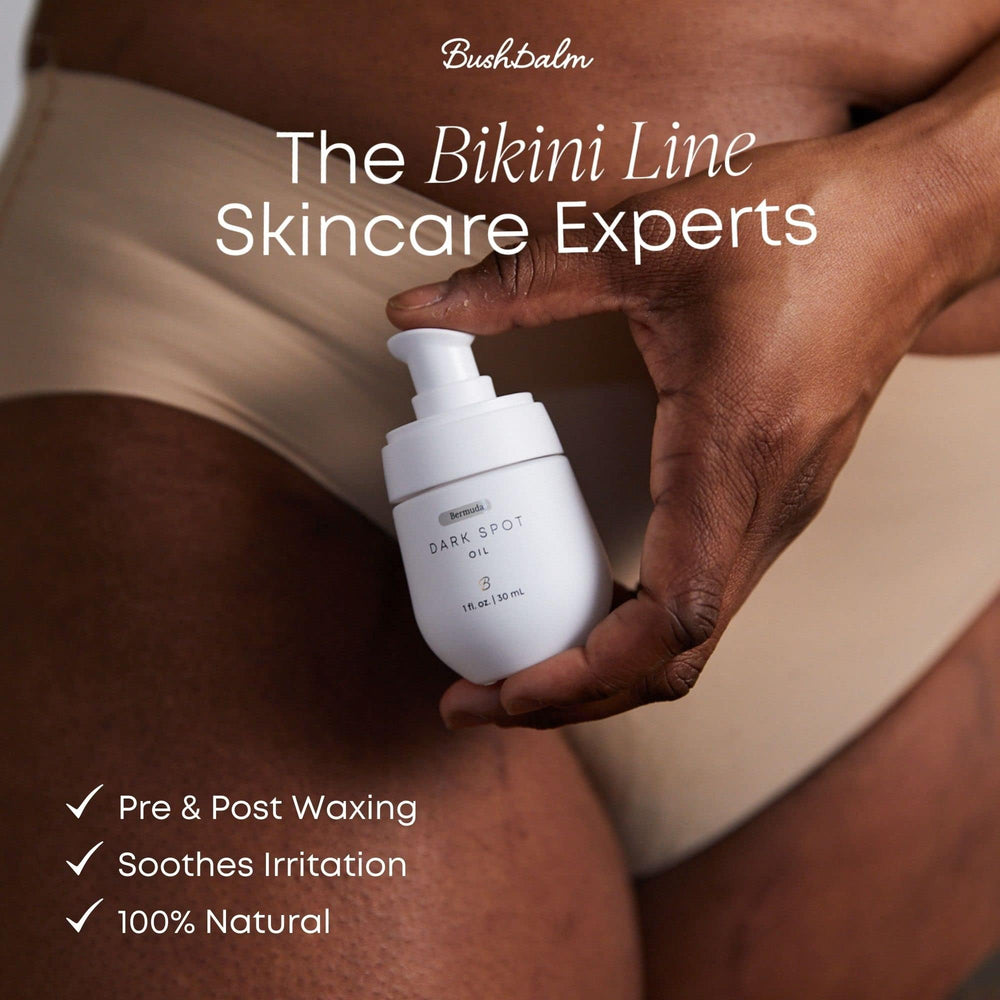 Underarm area after shaving with Bermuda Oil.