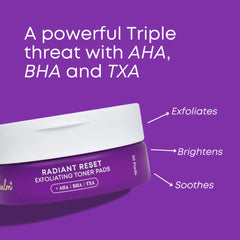 Empaque de Bushbalm con tiras exfoliantes listas para usar.