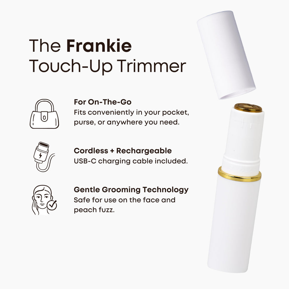 Bushbalm Frankie bikini trim targets stray hairs for confident bikini line.