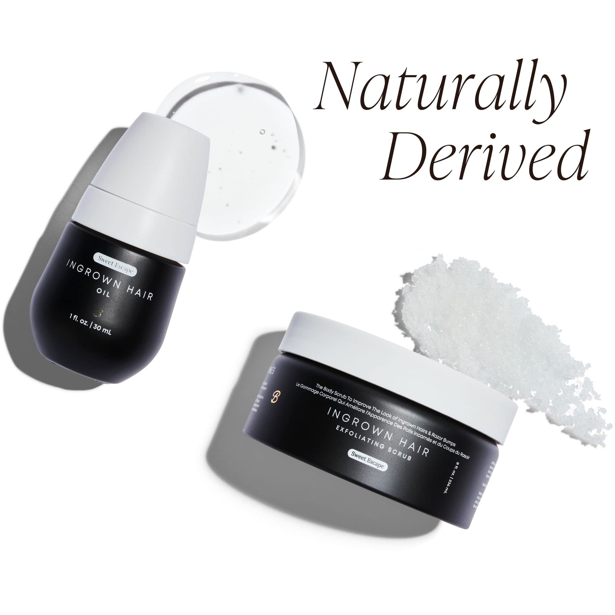 Application of Bushbalm Sweet Escape Ingrown Oil to nourish skin