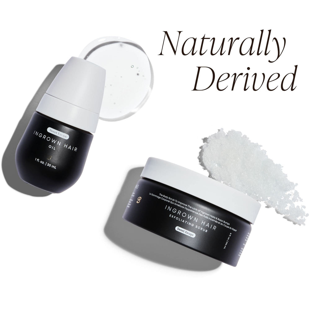 Application of Bushbalm Sweet Escape Ingrown Oil to nourish skin