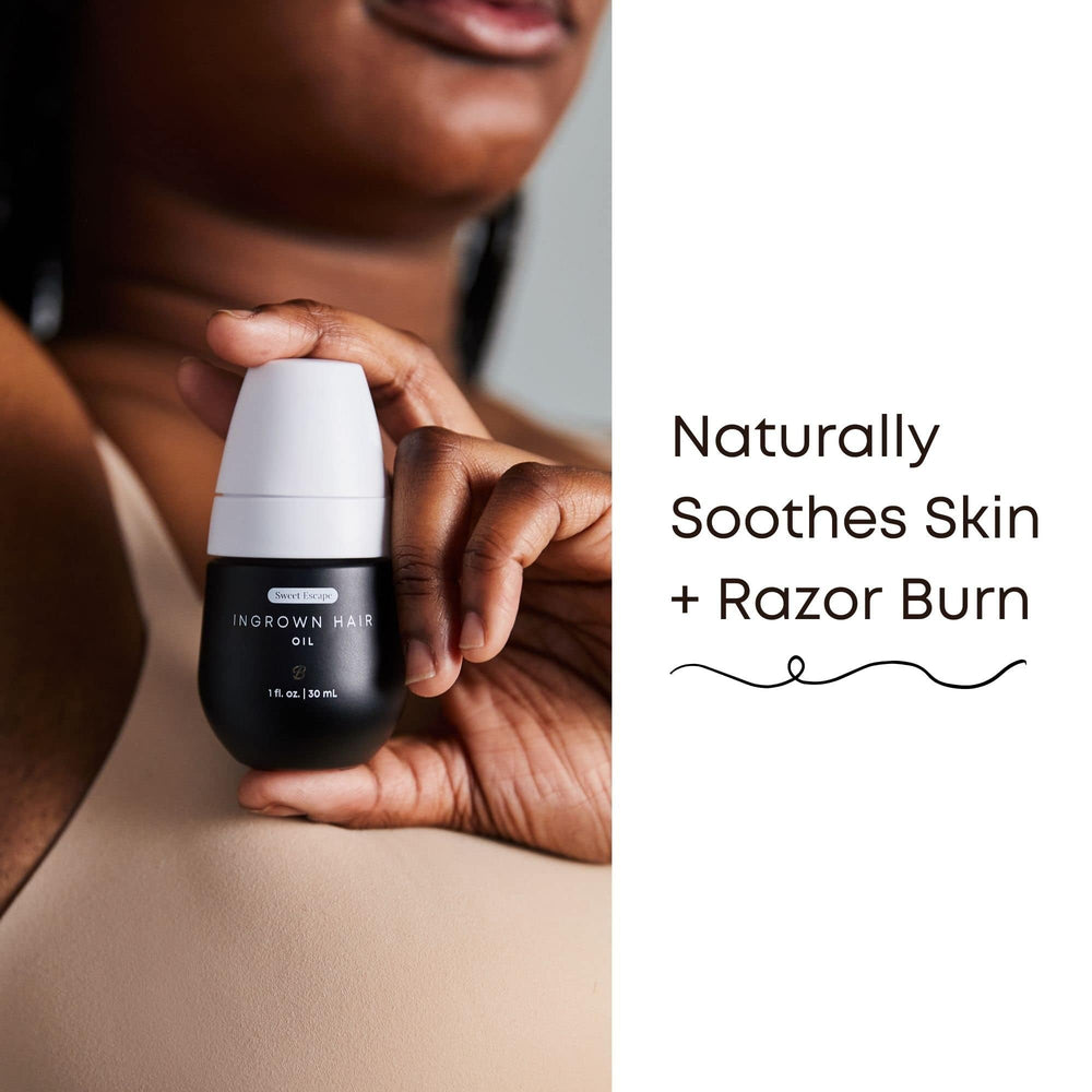 Close-up of Bushbalm Sweet Escape Oil drops for nourishing hydration