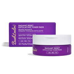 Tira exfoliante de Bushbalm, textura suave para vellos encarnados.