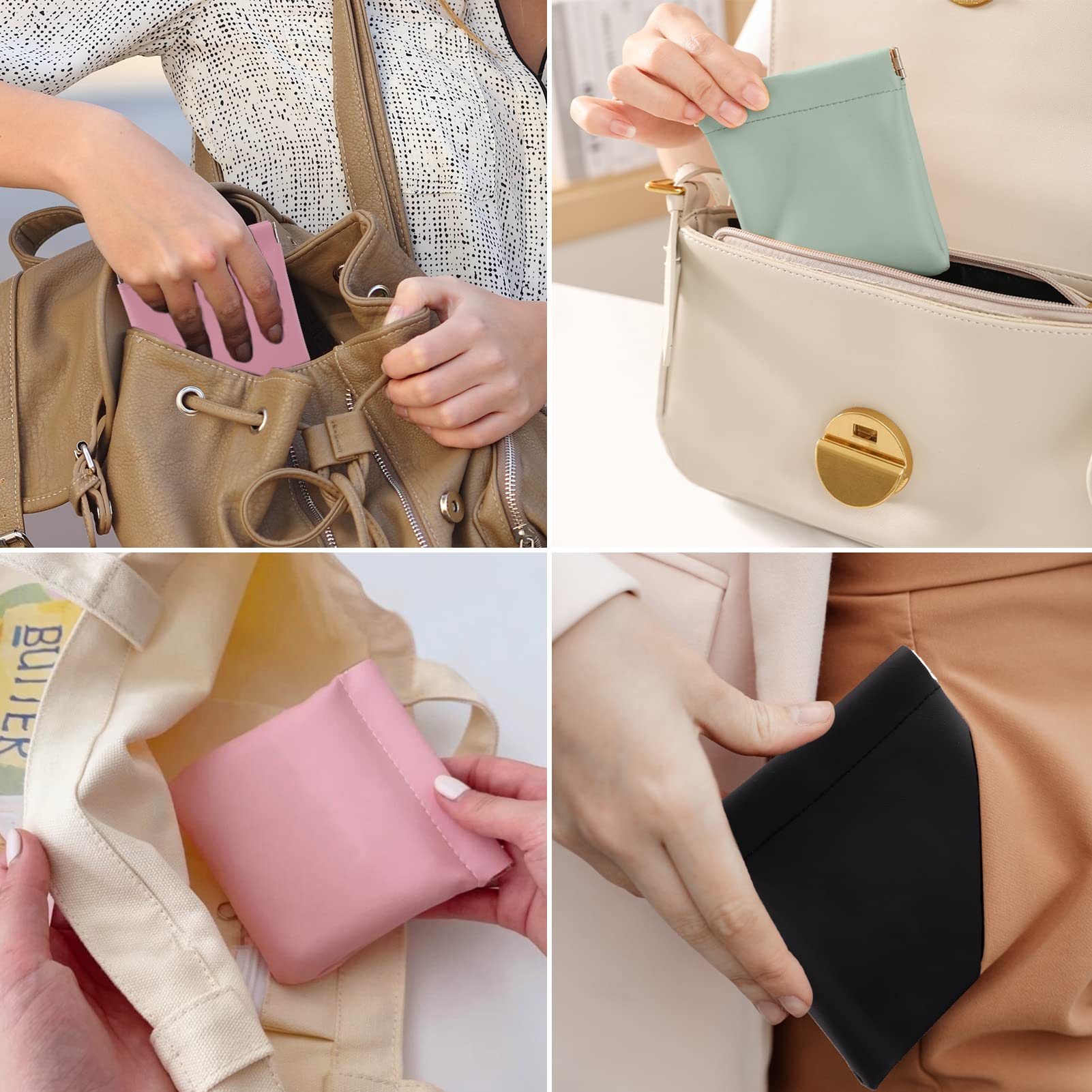 BUSOHA gift-ready pocket cosmetic bag stylish and practical for women.
