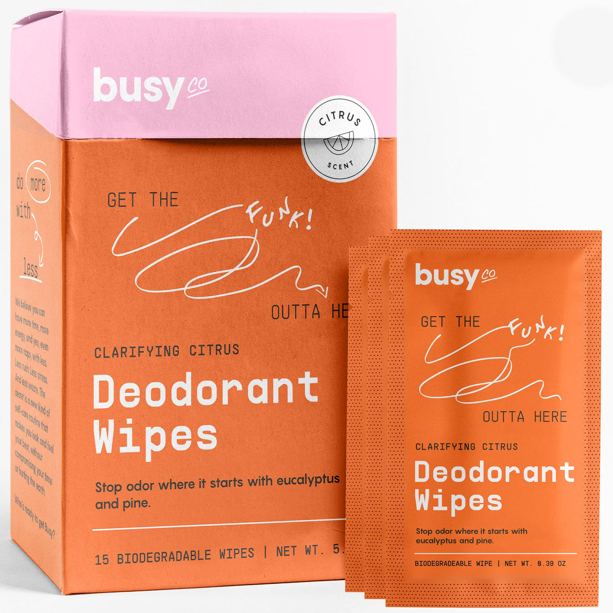 BUSYCO Refresh Line: empaque exterior compacto para llevar