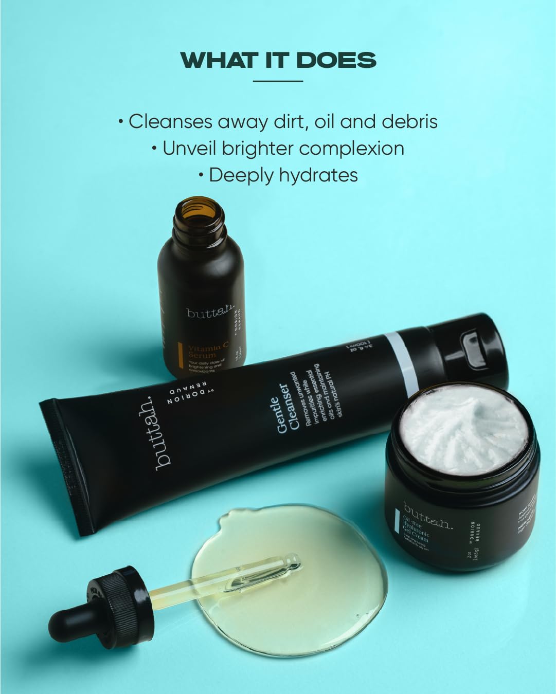 Buttah Skin by Dorion Renaud 2oz jar for daily AM and PM hydration.