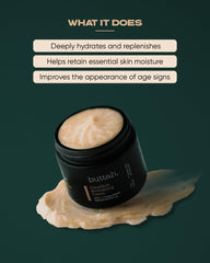 Buttah Skin CocoShea Revitalizing Cream neck application supports a smooth balanced look