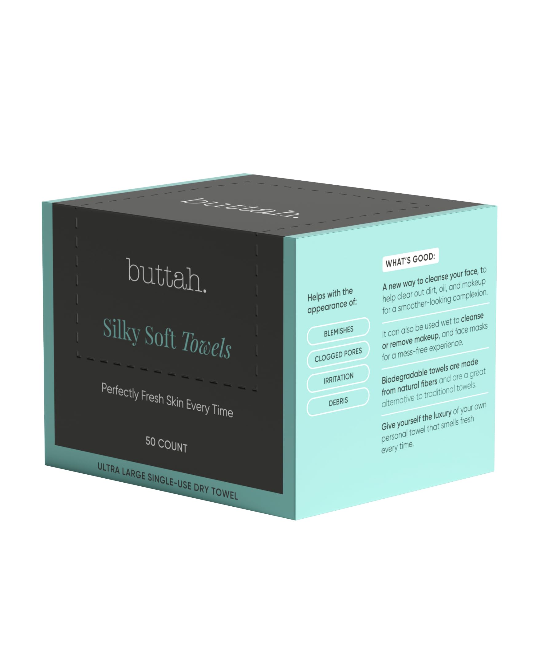 Buttah Skin: toallas desechables con espesor extra para limpieza profunda y suave