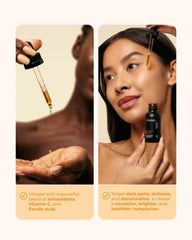 Buttah Skin Vitamin C Serum dropper for precise application.