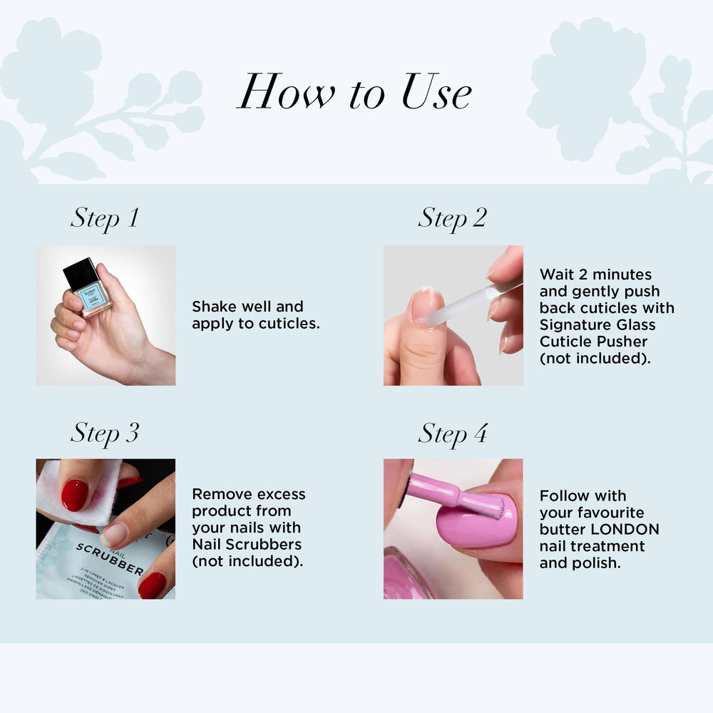 butter LONDON Fórmula rápida sin dolor para cutículas