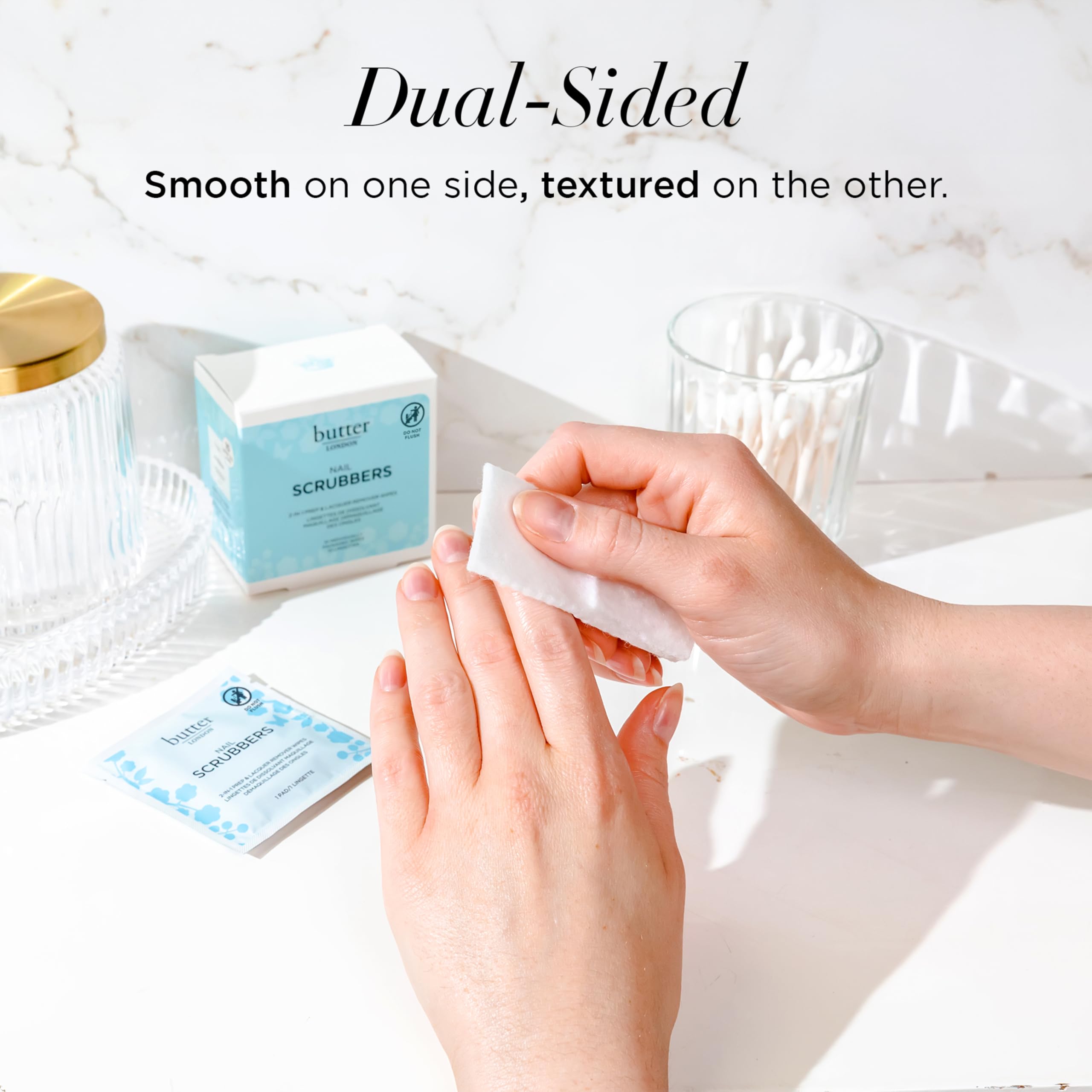 Butter LONDON individually wrapped pad for travel use