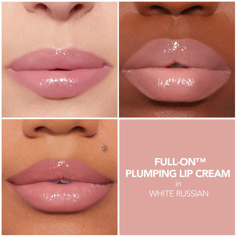 Buxom aplicador de crema labial rellena Blanco Ruso mini, uso preciso.