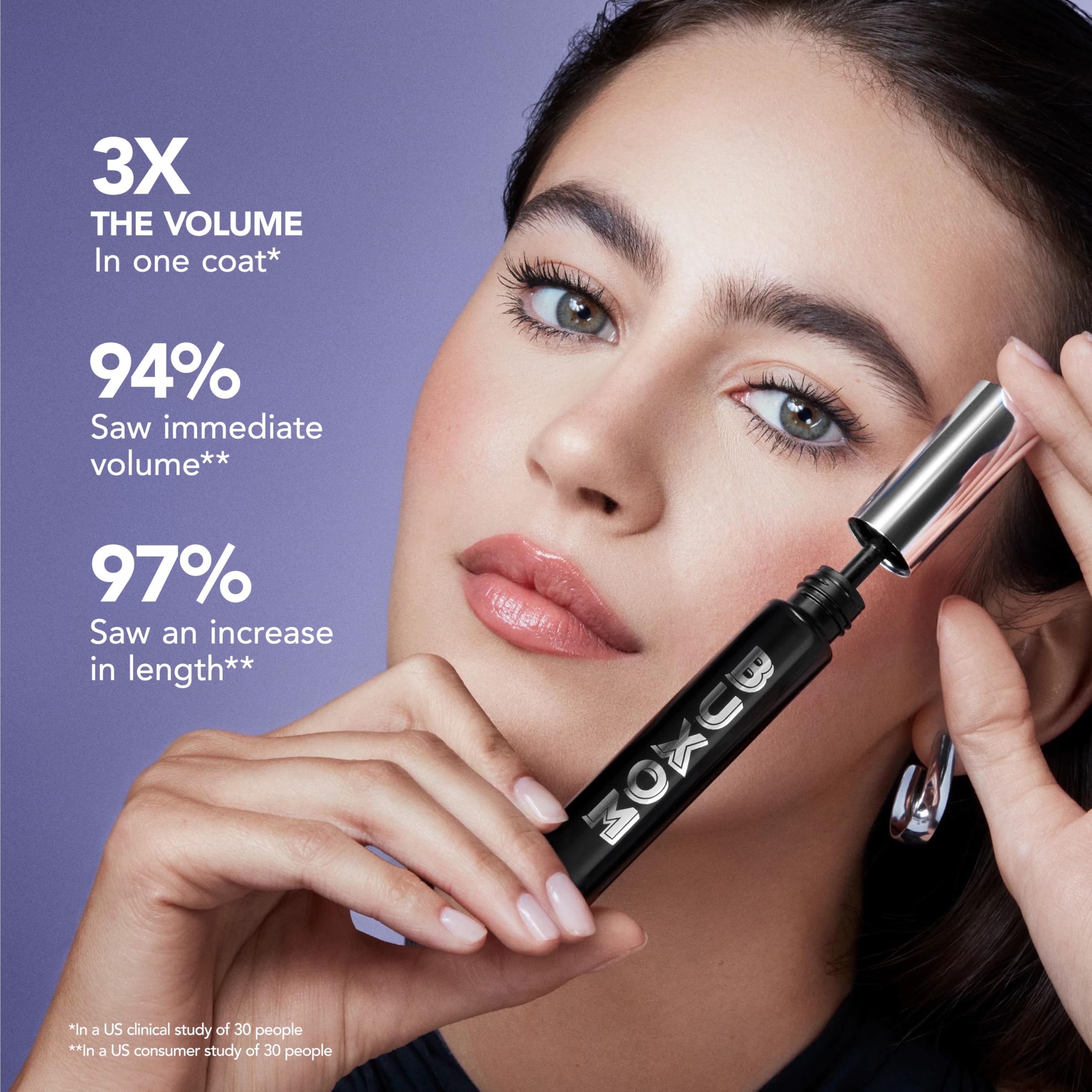 Buxom Lash Volumizing Mascara full-size tube ready for daily wear.