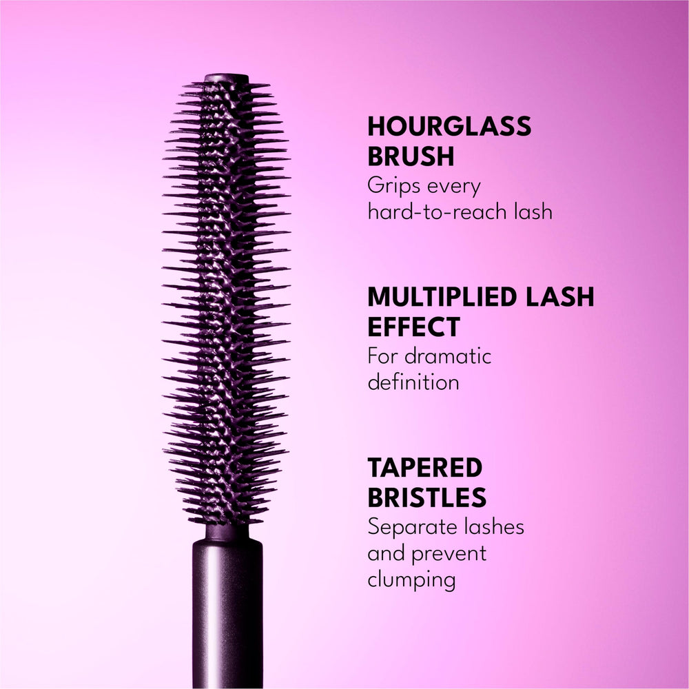 Buxom Lash Volumizing Mascara waterproof test shows moisture resistance.