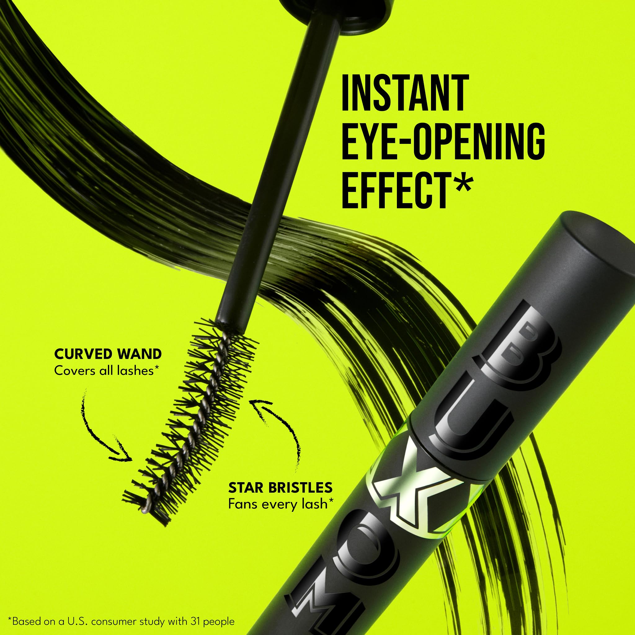 BUXOM Lash Xtension Lift Mascara flake- and smear-proof finish