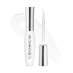 Buxom Plump Shot lip serum with shimmer chrome tint for glossy volume
