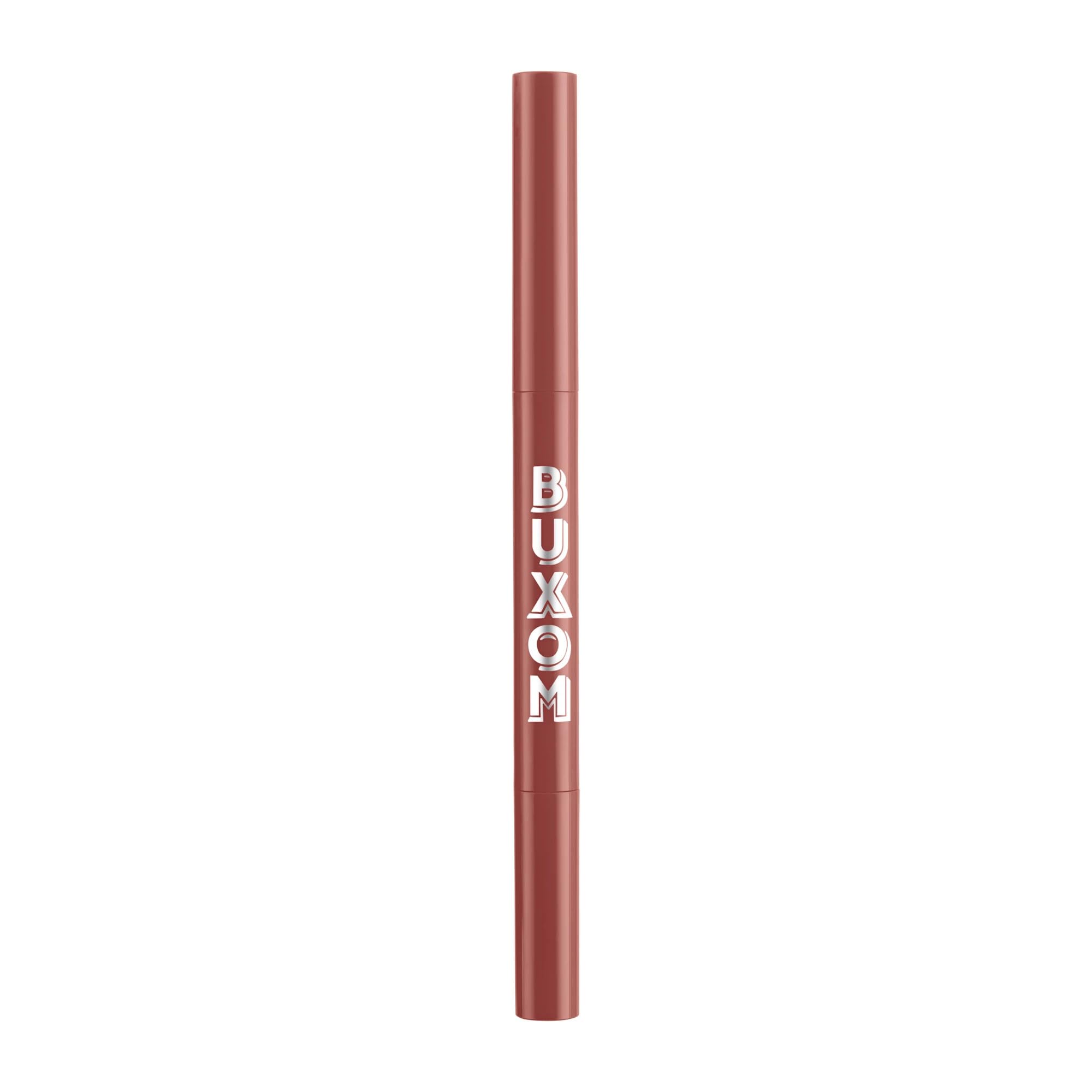 Hush Hush Henna pairs with other BUXOM lip products for bold looks.