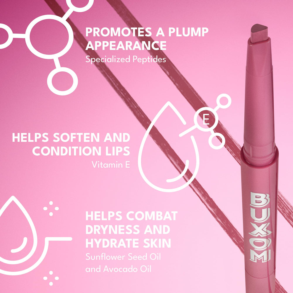 Vitamin E in Dangerous Dolly liner softens and conditions lips.
