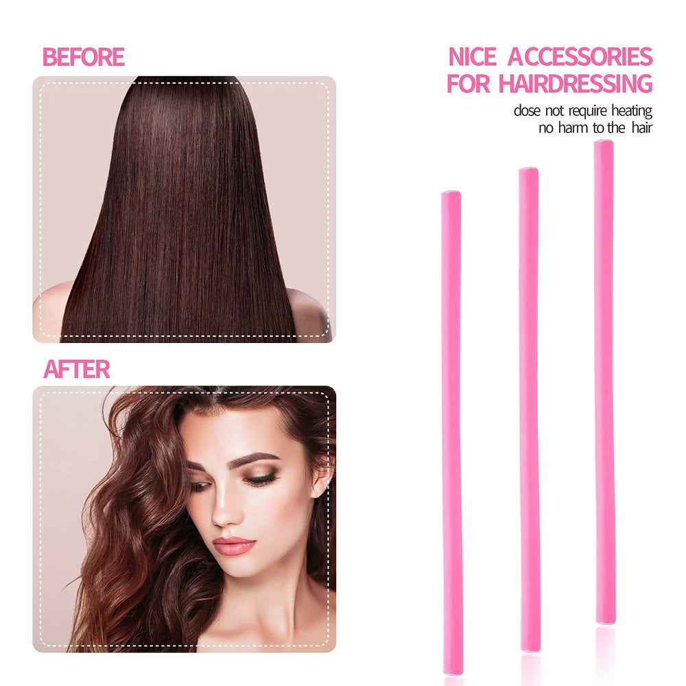 Buytta soft foam curlers close-up, lightweight and easy to handle.