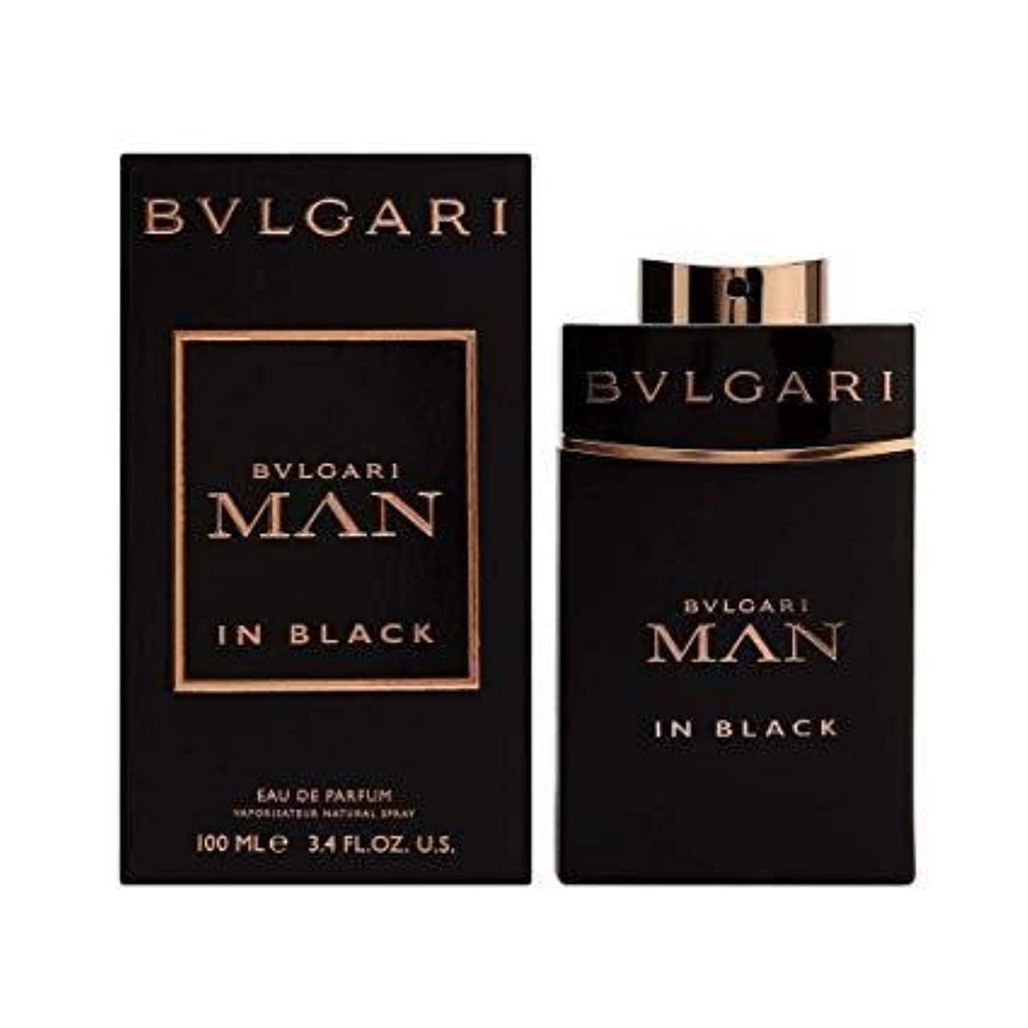 BVLGARI Man in Black amber-spice note focus evokes sophistication.