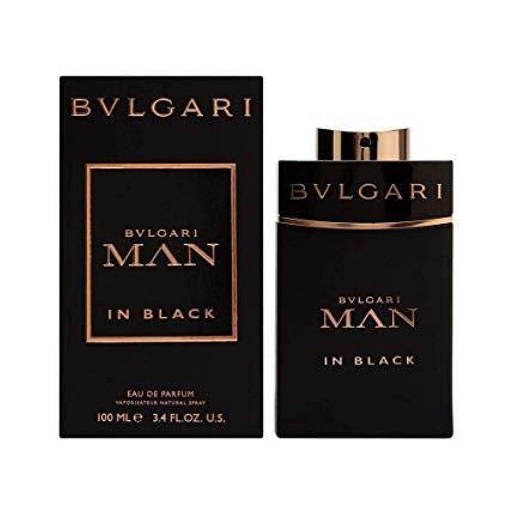 BVLGARI Man in Black amber-spice note focus evokes sophistication.