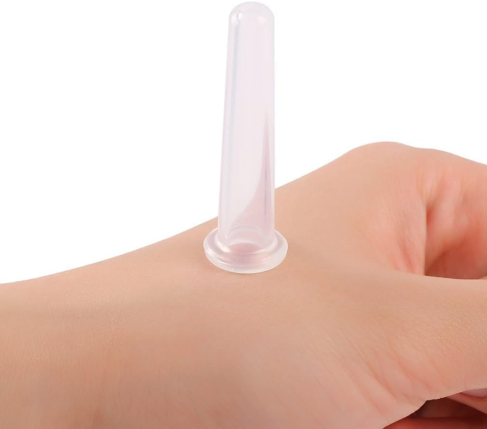 BWESOO ventosas de silicona suave para mejorar la circulación facial.