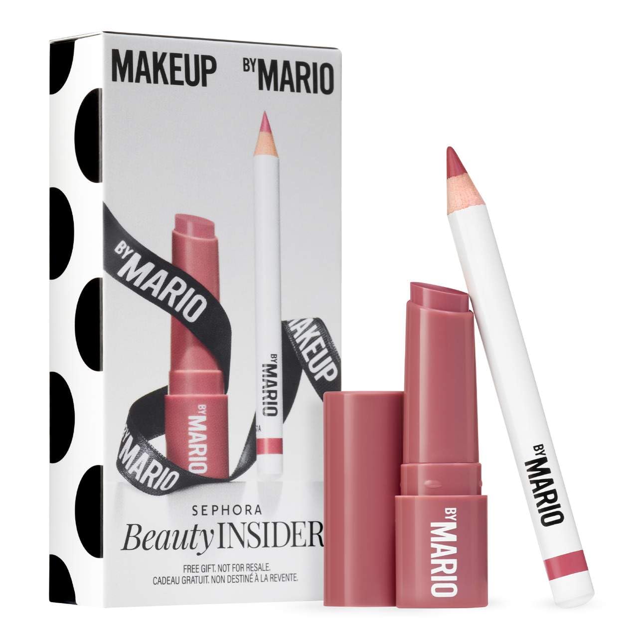 BY MARIO Rich Mauve mini pencil defines lips with velvety suede finish.