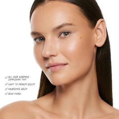 BY MARIO SoftSculpt sheer-dewy-finish application provides breathable radiance without heaviness.