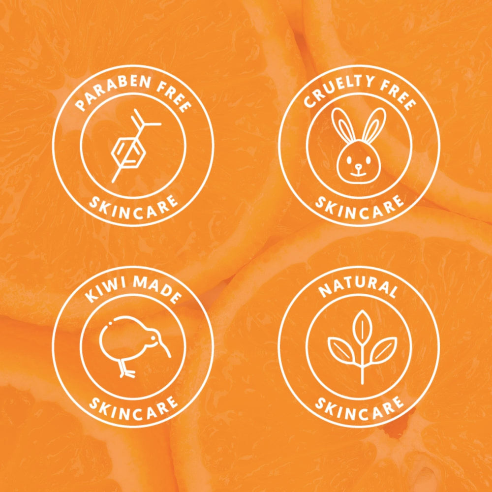 By Nature vitamin C brightening and collagen-supportive wash for radiant skin.