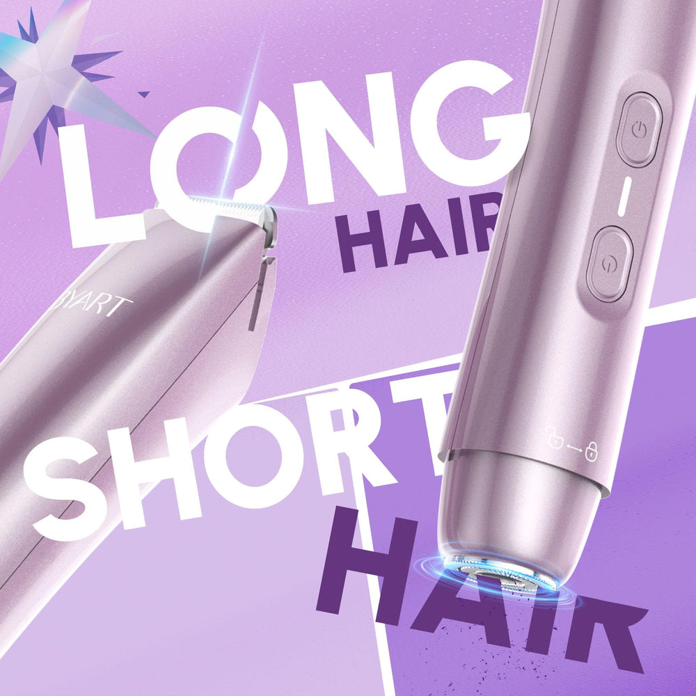 BYART bikini trimmer underarms bikini-line focus for smooth results.