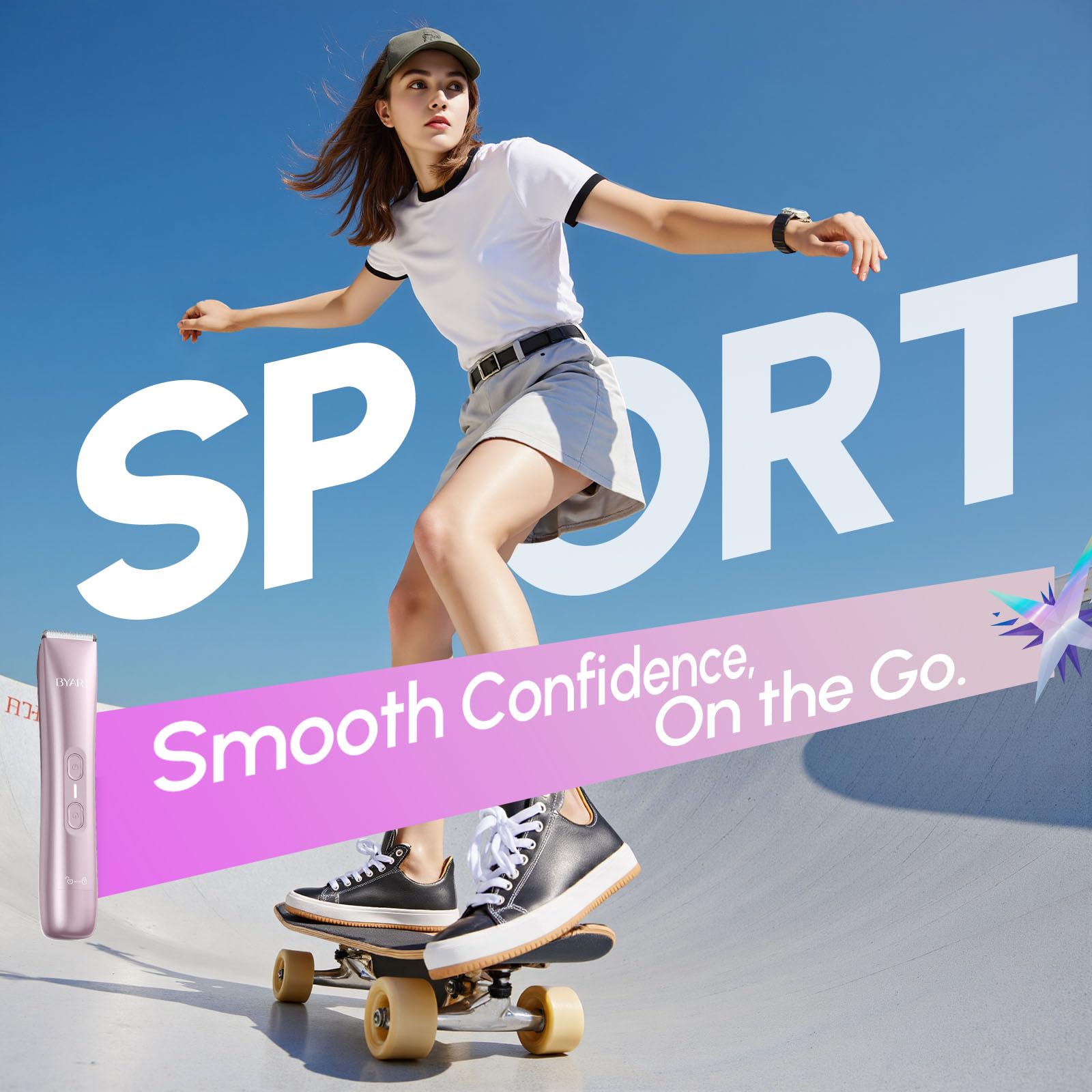 BYART bikini trimmer warranty-backed support for peace of mind.