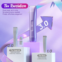 BYART hypoallergenic blades glide smoothly for comfortable leg and body grooming