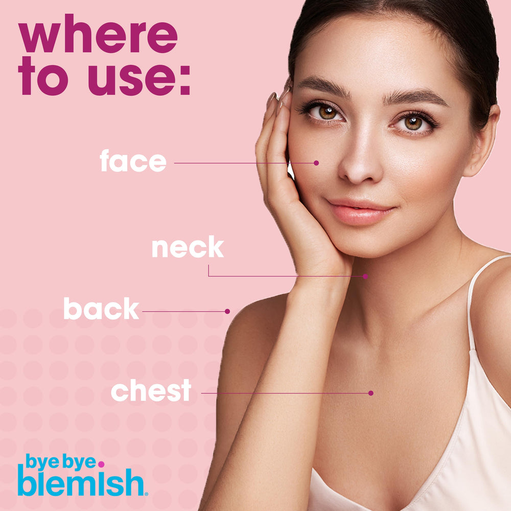 Bye Bye Blemish, aplicador preciso para tratar puntos específicos.