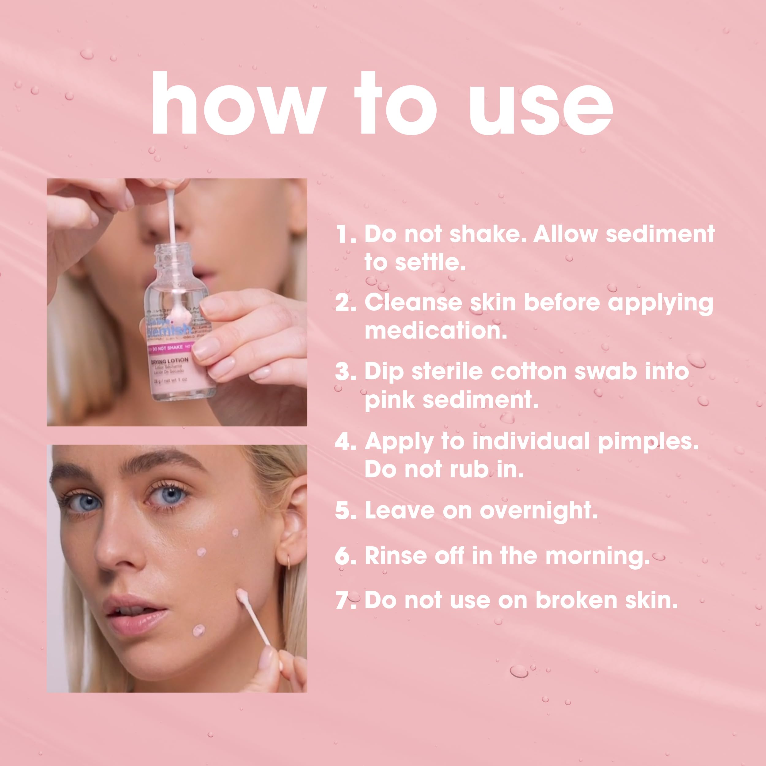 Bye Bye Blemish, uso nocturno en rostro y cuello.