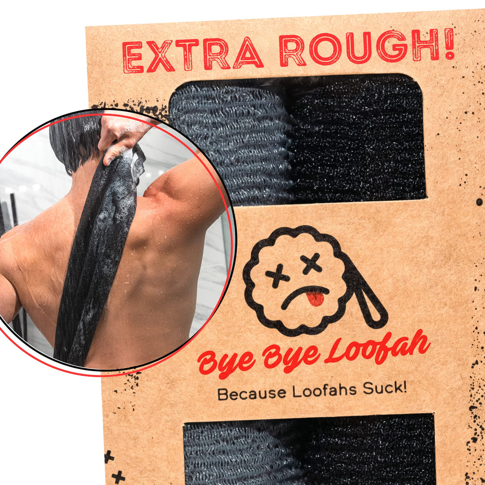 Bye Bye Loofah ofrece textura-extrema para exfoliar el cuerpo.