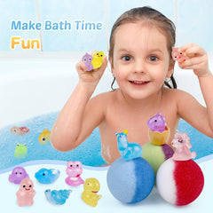 BYGGVIR gift-ready packaging with 24 bombs makes a charming kids' present.