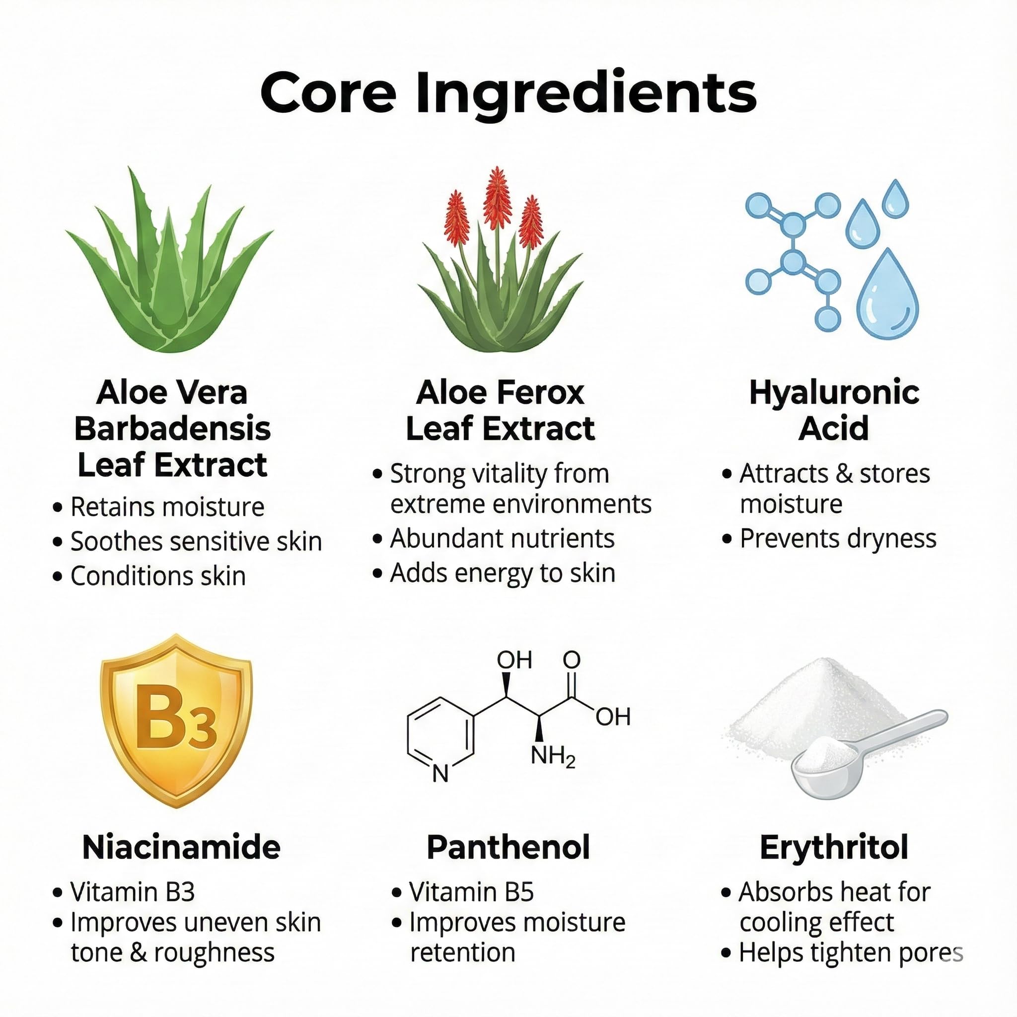 Aloe vera by.H en formato orgánico, extracción en frío.