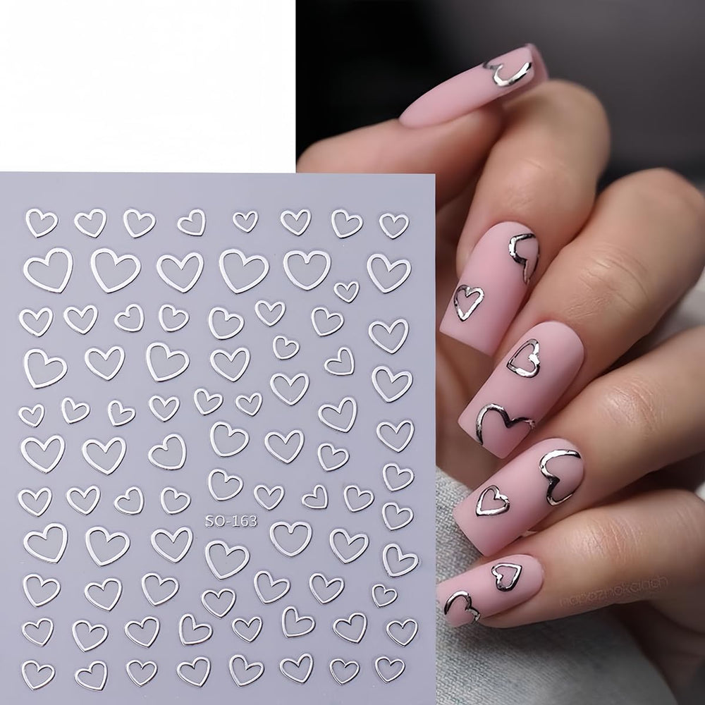 BYJKYEN easy-to-use decals for DIY nail art at home.