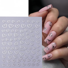 BYJKYEN easy-to-use decals for DIY nail art at home.