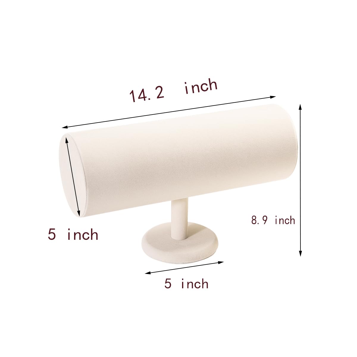 Compact ByKen headband stand for dressing table saves desk space.