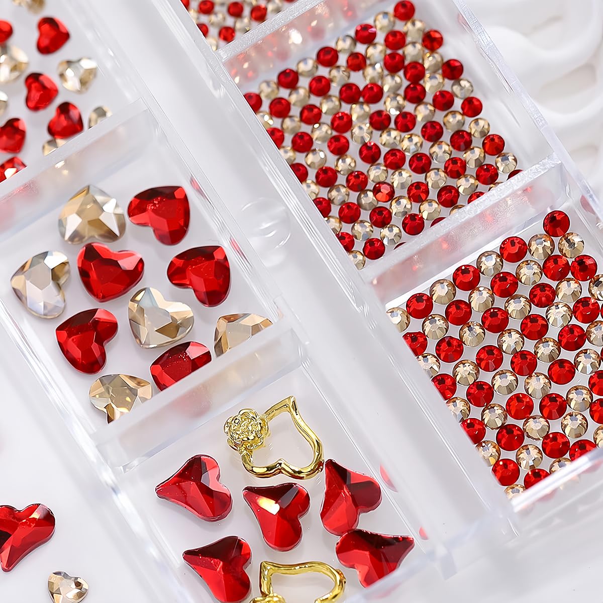 BYJKYEN gemas decorativas con forma de corazón para regalos a amigas.