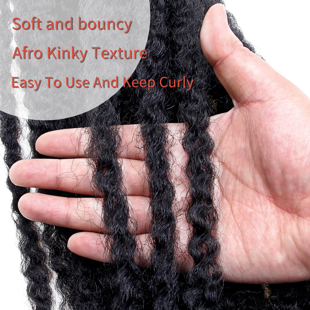 BYKSVIOC Marley Twist Hair natural feel blends smoothly.