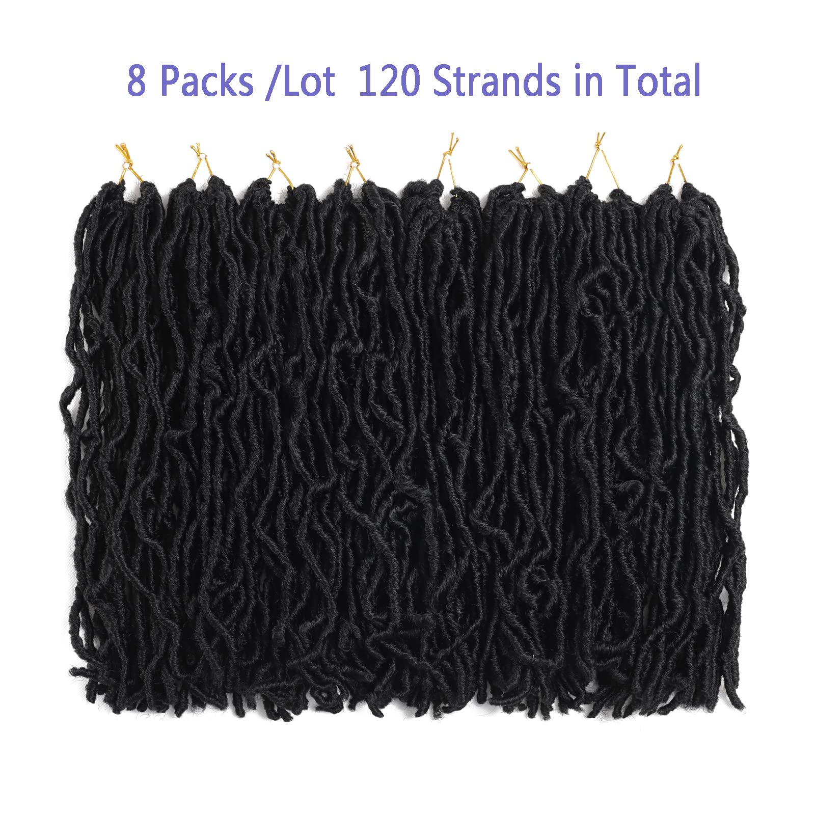 Bylatt short faux locs 12 inch prelooped hair ready to wear for quick transform.