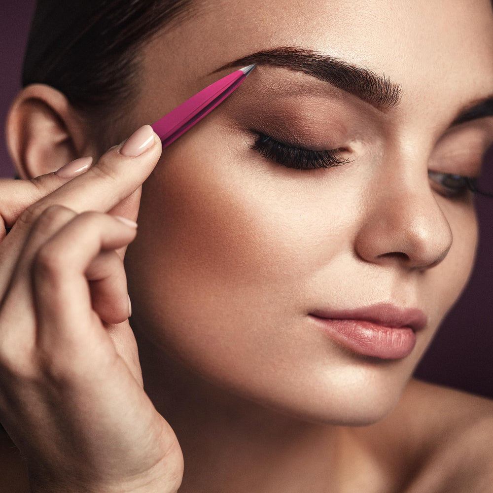 By MILLY eyebrow and facial hair tweezer provides steady grip with minimal pressure
