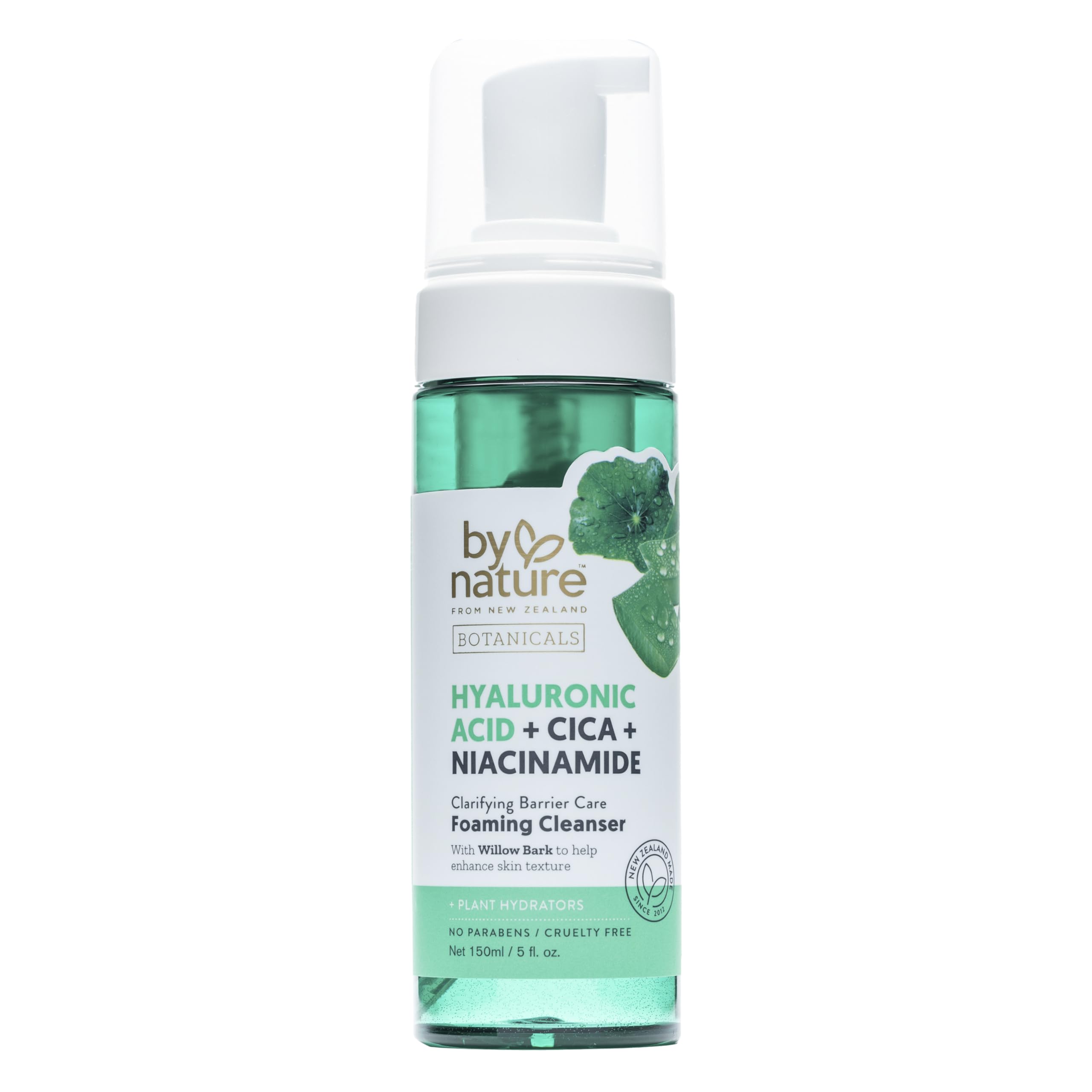 By Nature Foaming Cleanser bottle pump for easy daily cleansing