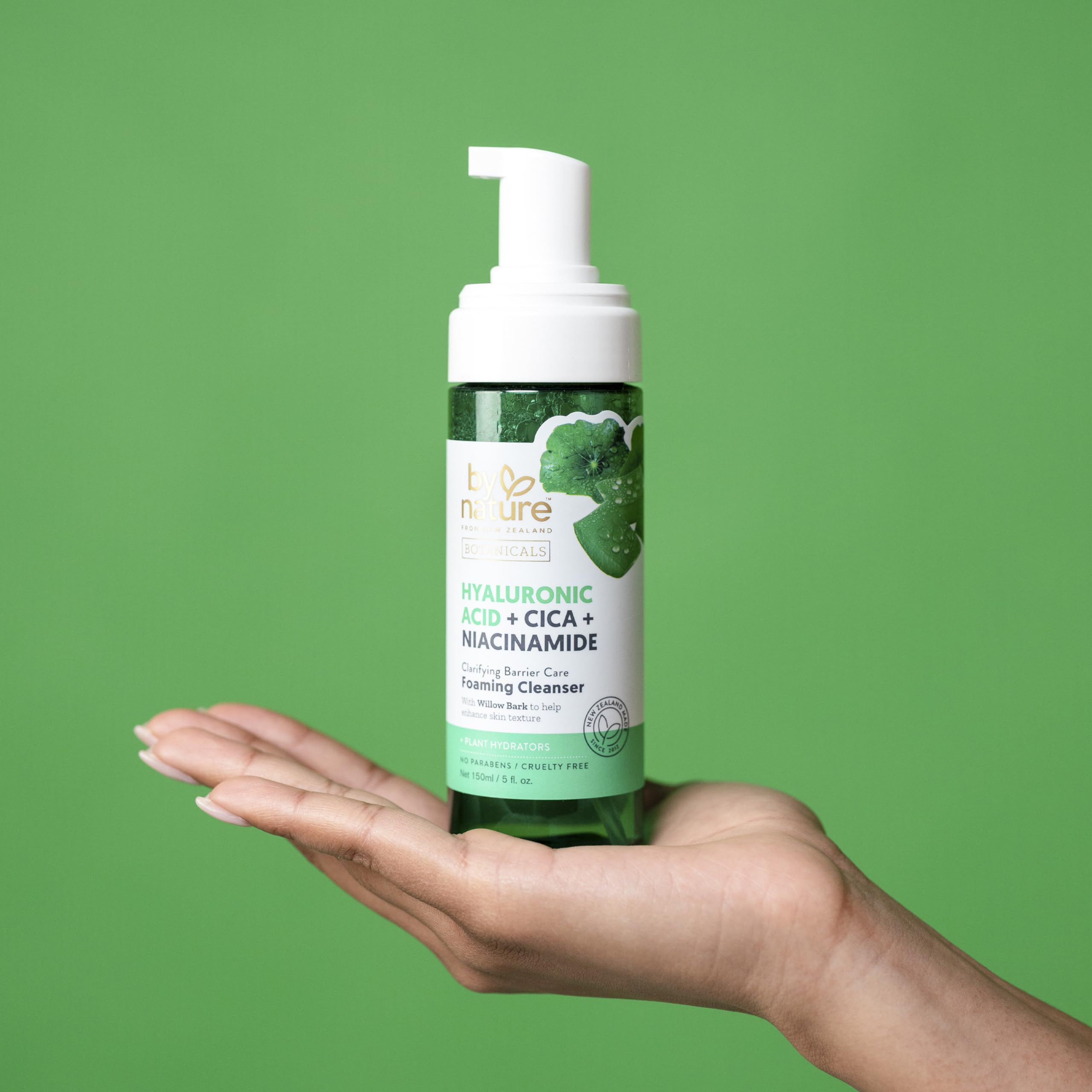 By Nature Foaming Cleanser willow bark helps impurity fighting and pore clarity