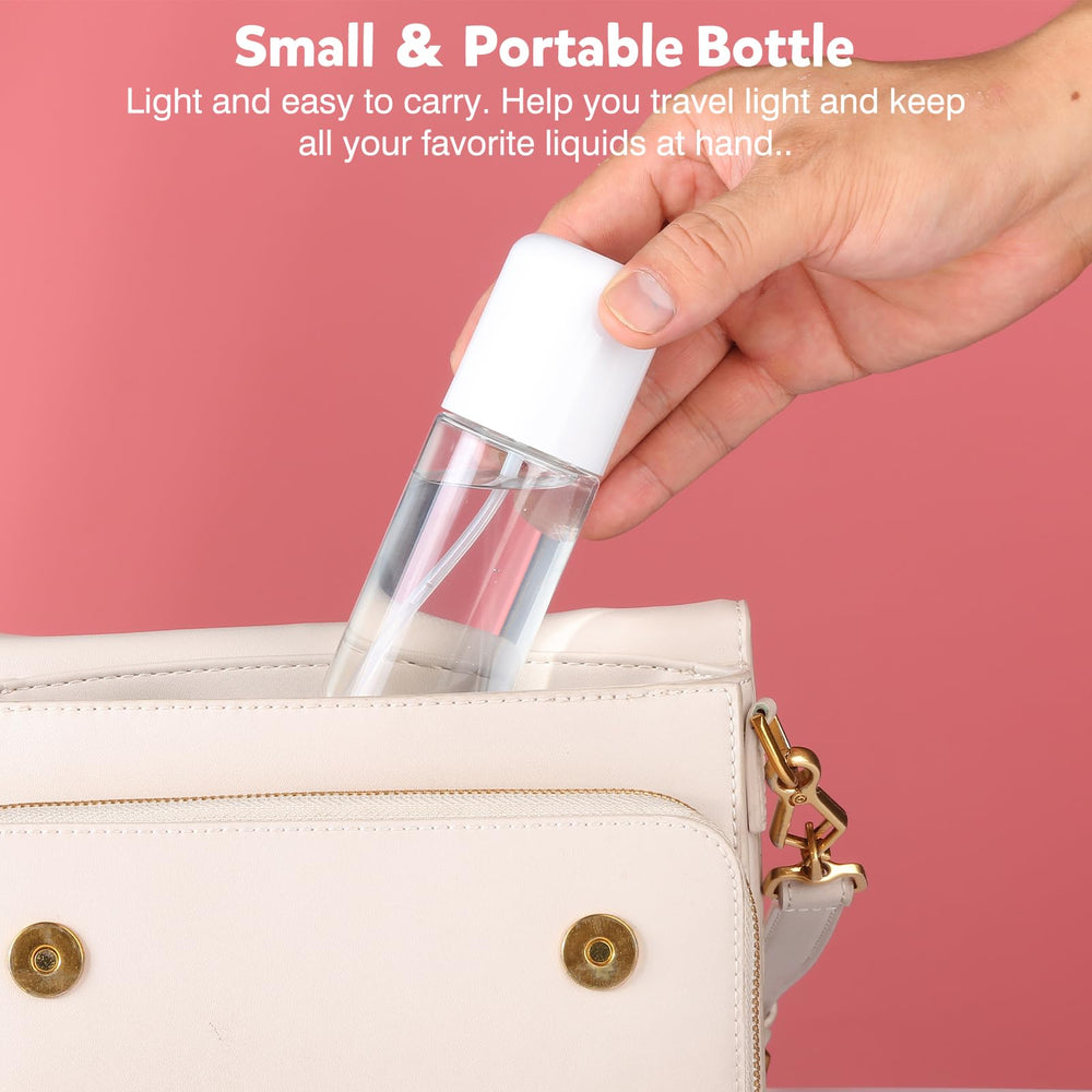 Bynccea refillable spray bottle ideal for water, toners, and essential oils.