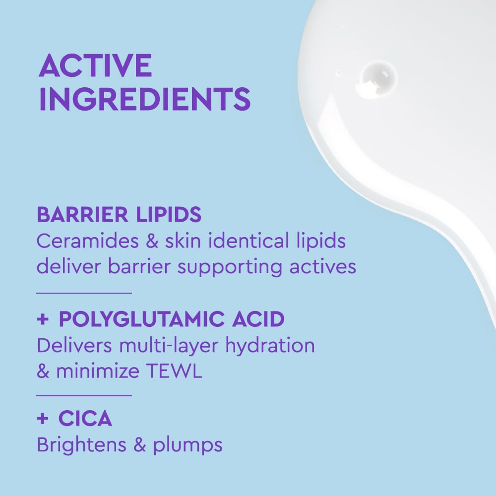 BYOMA Ácido poliglutamico + Cica, ingredientes calmantes para piel sensible.