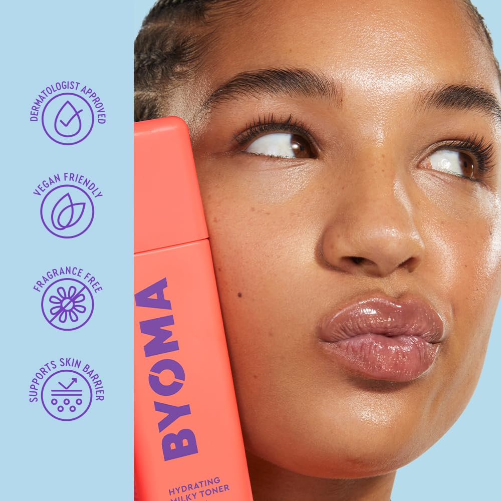 BYOMA Toner para uso diario, prepara la piel para el cuidado posterior.